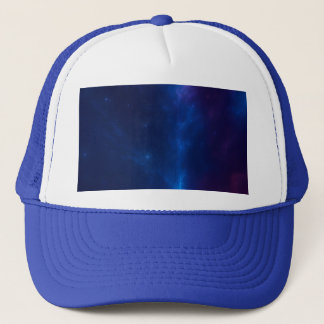 Blauer Nebelhut Truckerkappe