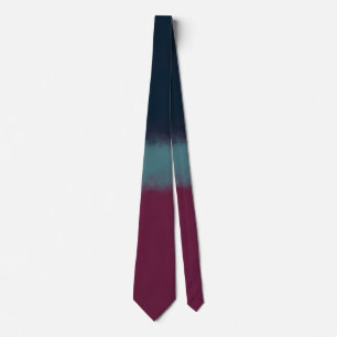 Blauer nebeliger Horizont Krawatte