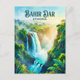 Blauer Nil Wasserfall Äthiopien Postkarte