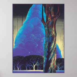 Blauer Nocturne - 1992; Vereinigte Staaten  Eyvind Poster