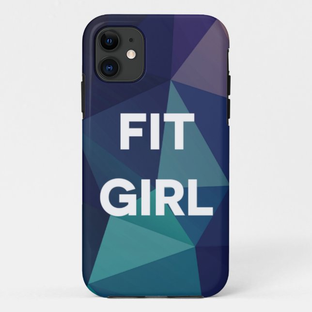 Blauer Ombre geeigneter Mädchen-Telefon-Kasten Case-Mate iPhone Hülle (Rückseite)