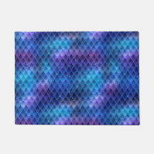 Blauer Ombre und Glitzer Dragon Scales