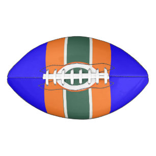 Blauer Orange Green 2 Panel Design Football