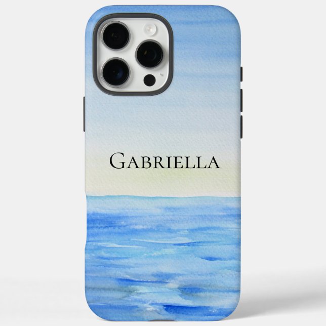 Blauer Ozean Case-Mate iPhone Hülle (Rückseite)