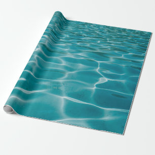 Blauer Ozean Geschenkpapier