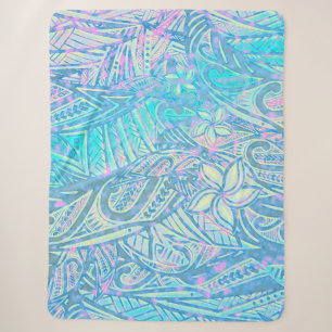 Blauer Ozean - Hawaiisch - Samoan - Polynesischer Sherpadecke