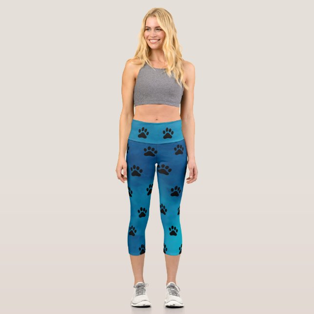 Blauer Paarbruck Capri Leggings (Vorderseite)