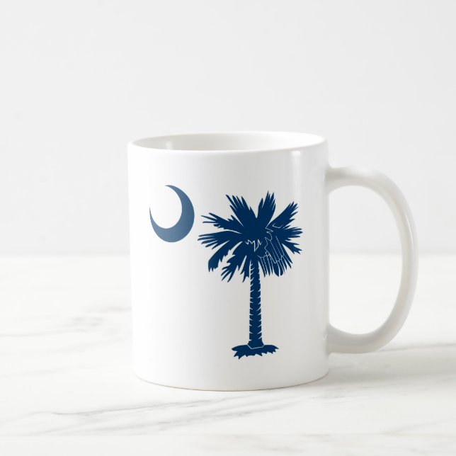 Blauer Palmetto Tasse (Rechts)