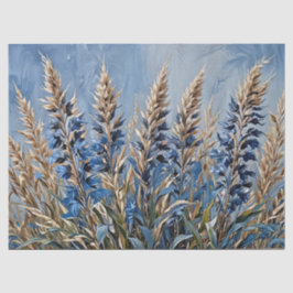 Blauer Pampelgras Seidenpapier