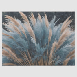 Blauer Pampelgras Seidenpapier