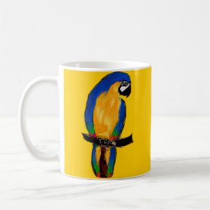 Blauer Papagei Tasse