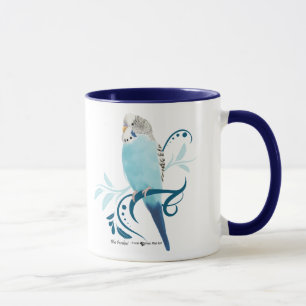 Blauer Parakeet Tasse
