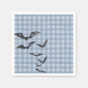 Blauer Pastell-Little-Boo-Geist-Geburtstagsdessert Serviette