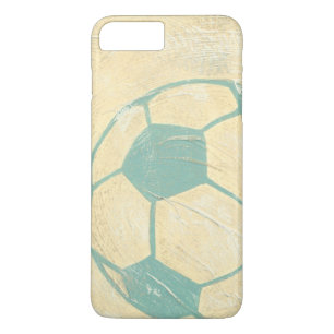 Blauer PastellFußball durch Chariklia Zarris Case-Mate iPhone Hülle