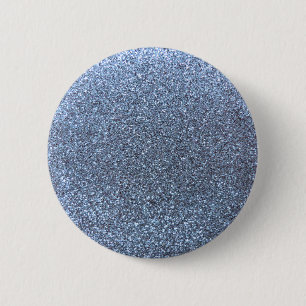Blauer PastellGlitter Button