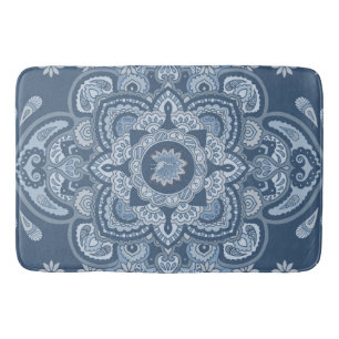 Blauer persischer Pfau Badematte