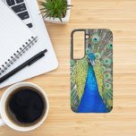 Blauer Pfauenfeder Samsung Galaxy Hülle<br><div class="desc">Mit dem neuen Samsung SGH-X500 präsentiert Samsung SGH-E500 ein neues Mobiltelefon,  das sich durch seine außergewöhnliche Foto-Optik auszeichnet. Wählen Sie Ihren Telefonstil aus. Bei anderen Handymarken müssen Sie die Groß- und Kleinschreibung anpassen,  um das Bild an die Kanten der Designvorlage zu füllen.</div>
