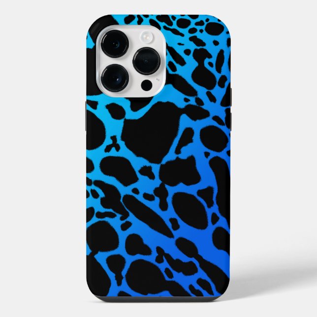 Blauer Pfeilgiftfrosch iPhone Hülle (Rückseite)