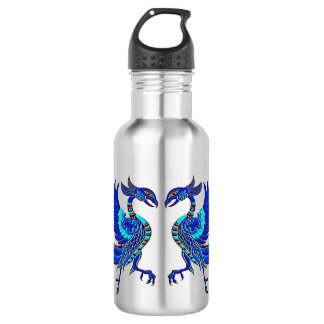 Blauer Phoenix Trinkflasche