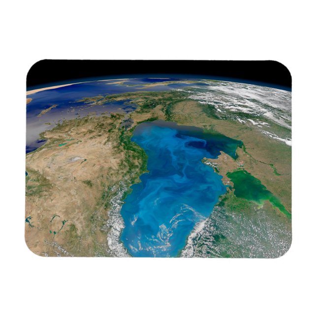 Blauer Phytoplankton blühen im Schwarzen Meer Magnet (Horizontal)