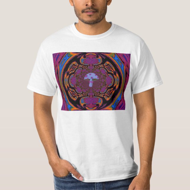 Blauer Pilz #12 T-Shirt (Vorderseite)
