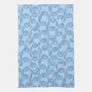 Blauer Pinguinmusterhintergrund Küchentuch