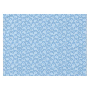 Blauer Pinguinmusterhintergrund Tischdecke
