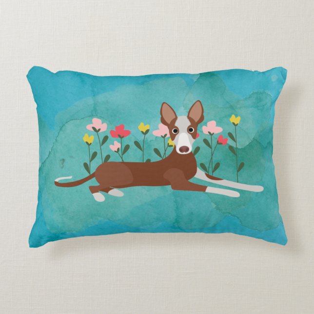 Blauer Podenco Dog Dekokissen (Vorderseite)