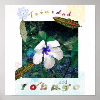 Blauer Pollen Poster