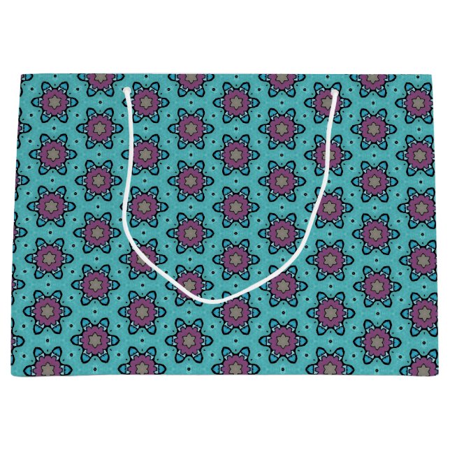 Blauer PP 118 Große Geschenktüte (Vorderseite)