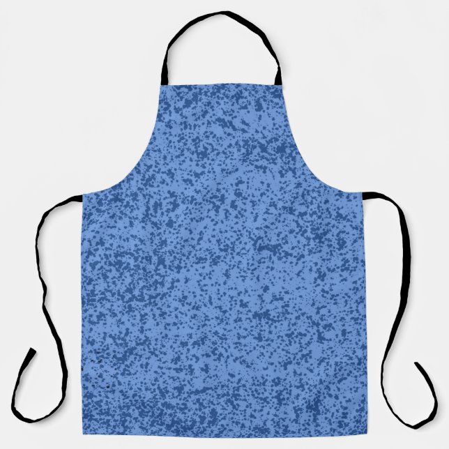 Blauer Punkt Chaos Schürze (Vorderseite)