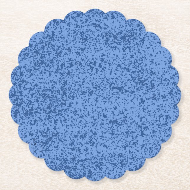 Blauer Punkt Chaos Untersetzer (Vorderseite)