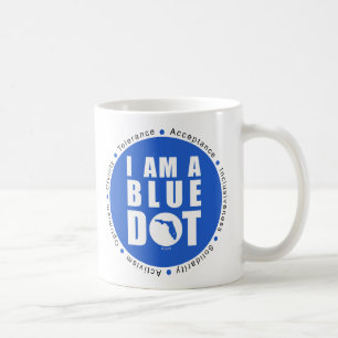 Blauer Punkt Florida Kaffeetasse