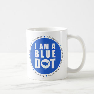 Blauer Punkt USA Tasse