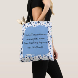 Blauer Punkte-Lehrerdankeschön-Geschenk