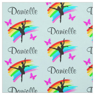 BLAUER RAINBOW PERSONALISIERT DANCER FABRIC STOFF