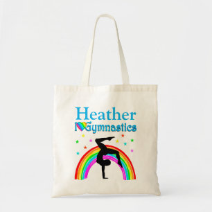 BLAUER RAINBOW PERSONALISIERT GYMNASTICS TOT BAG TRAGETASCHE