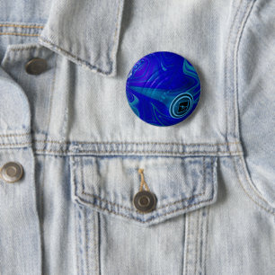 Blauer Rasenbowl, Button-Abzeichen Button