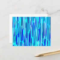 Blauer Regenfall Abstrakt