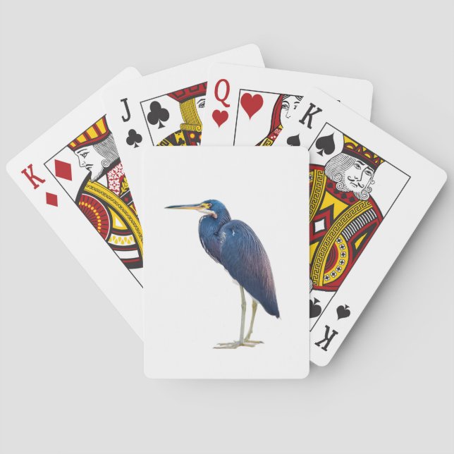 Blauer Reiher, iPhone / iPad-Hülle Spielkarten (Rückseite)