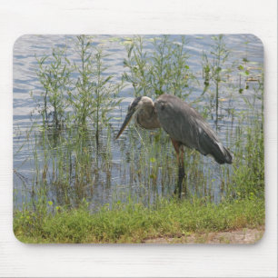 BLAUER REIHER MOUSEPAD