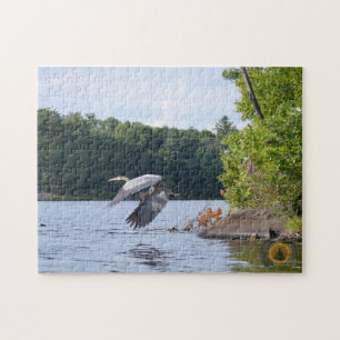 Blauer Reiher Puzzle