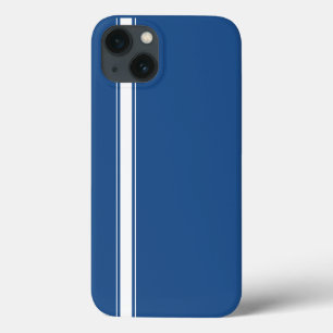 Blauer Rennstreifen Case-Mate iPhone Hülle