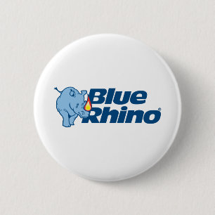 Blauer Rhino Button