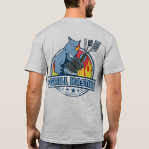 Blauer Rhino "Grill Master" Männer T-Shirt