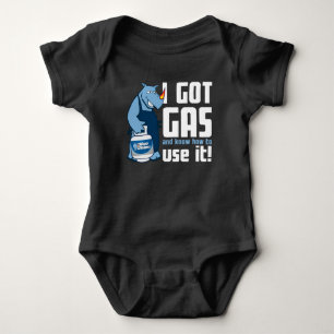 Blauer Rhino "I Got Gas" Baby Strampler