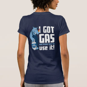 Blauer Rhino "I Got Gas" Frauen T-Shirt