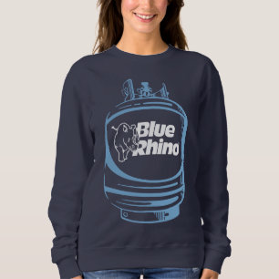 Blauer Rhino "Tank" Dunkle Frauen Sweatshirt