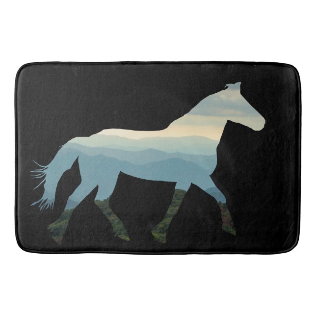 Blauer Ridge Badematte (Vorderseite)