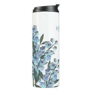 Blauer Rittersporn Thermosbecher